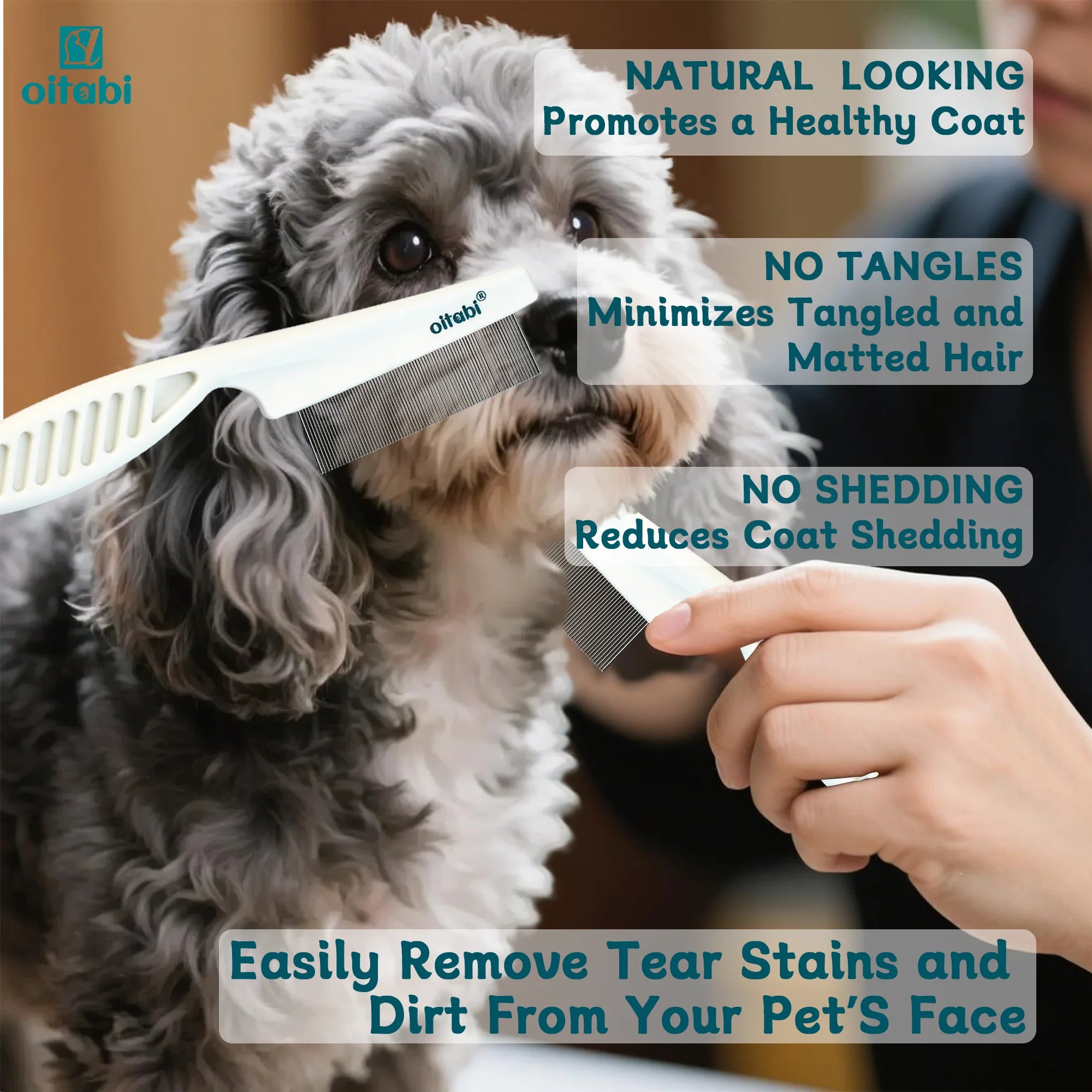 Pente Oitabi Antipulgas & Anti-Manchas – Cuidado Profissional Sem Dor