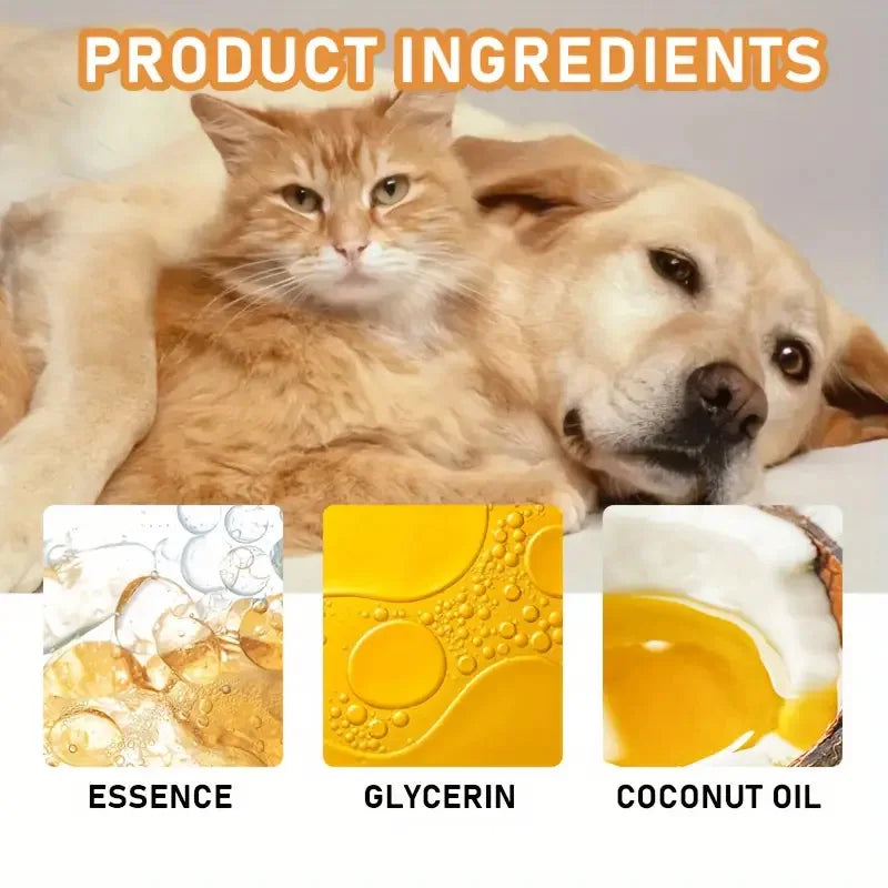 Spray Suavizante Hidratante para Pelos de Pets – Maciez, Brilho e Zero Nós em Segundos