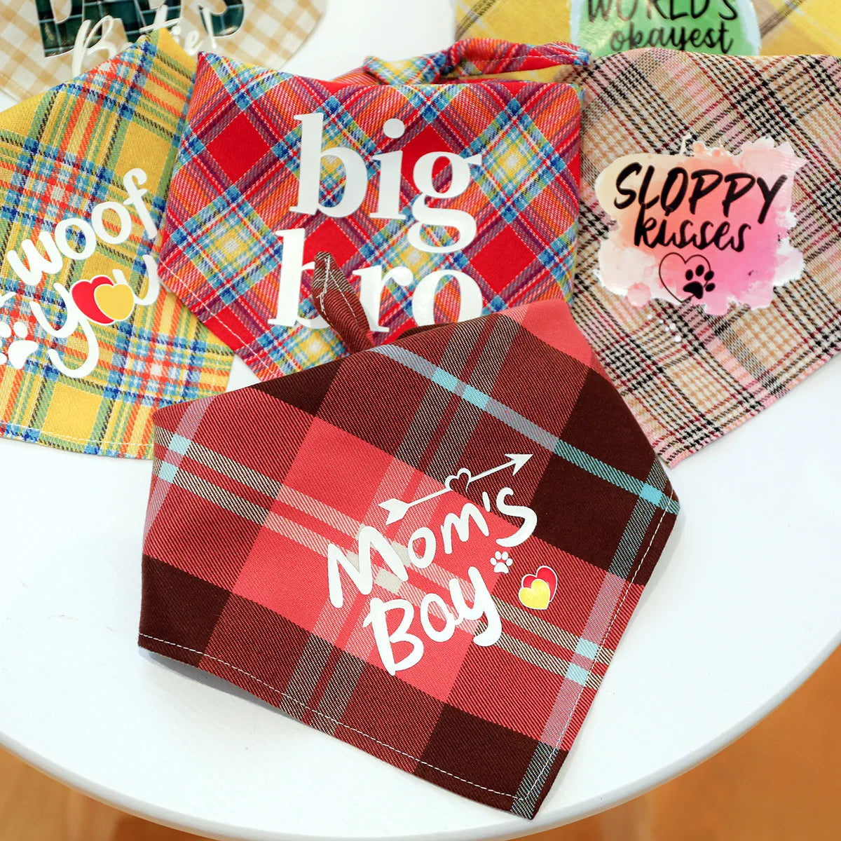 Bandana Premium Dupla Face para Cães | Estilo Festival & Família