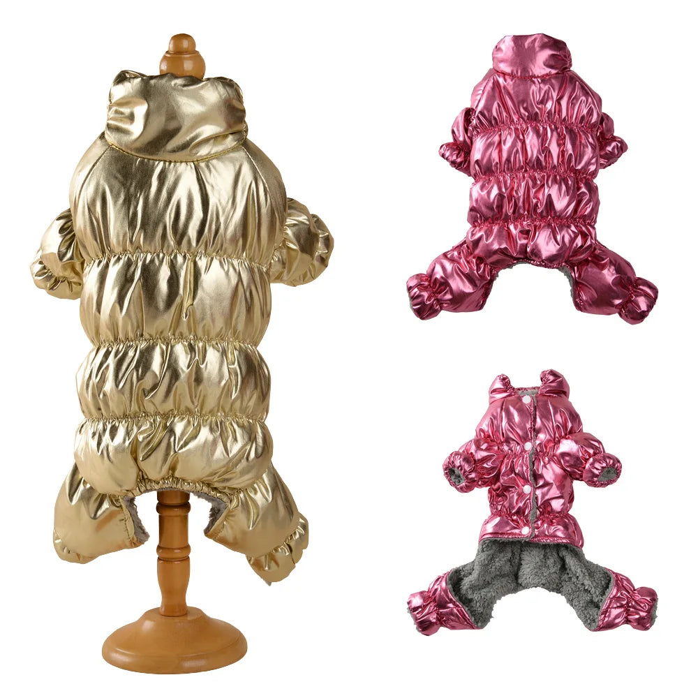 Macacão Impermeável para Cães Pequeno e Médio Porte – Quente, Confortável e à Prova de Chuva